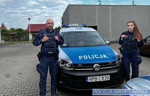 Policjanci z wrocławskich Krzyków pomogli odnaleźć zaginionego 86-latka